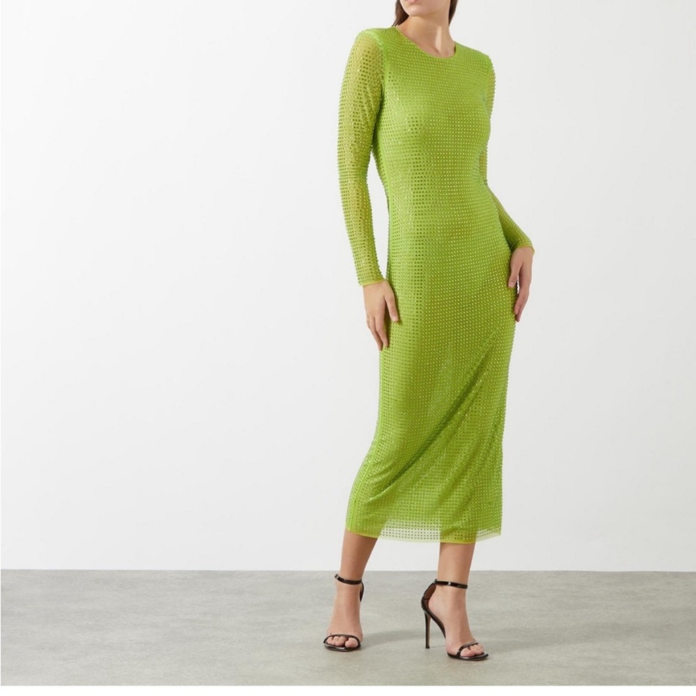 Self Portrait GG Crystal-Embellished Midi Dress NWT! - Picture 8 of 12